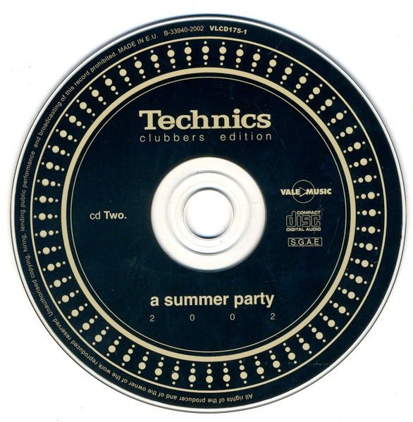  Technics Clubbers Edition - A Summer Party 2002