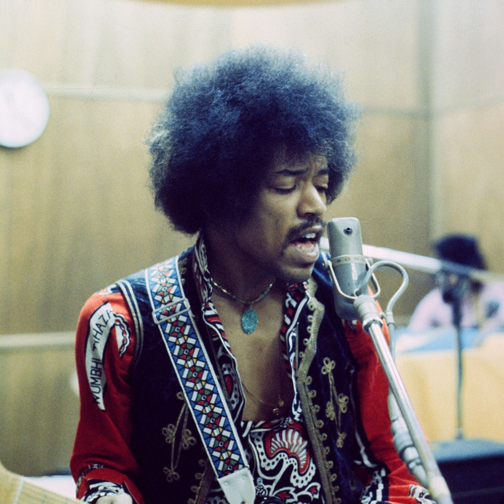 Jimi Hendrix profilképe